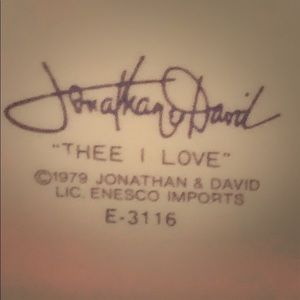 Precious Moments - “Thee I Love” great condition